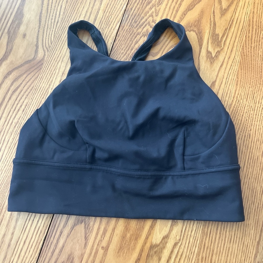 Lululemon Athletica Black Sports Bra Moisture-Wicking Intimates